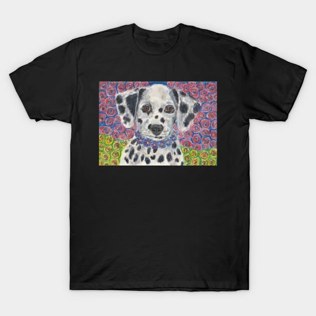 Dalmatian Puppy dog T-Shirt by SamsArtworks